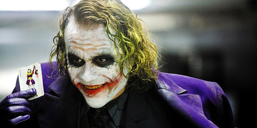 Heath Ledger som Jokeren i The Dark Knight