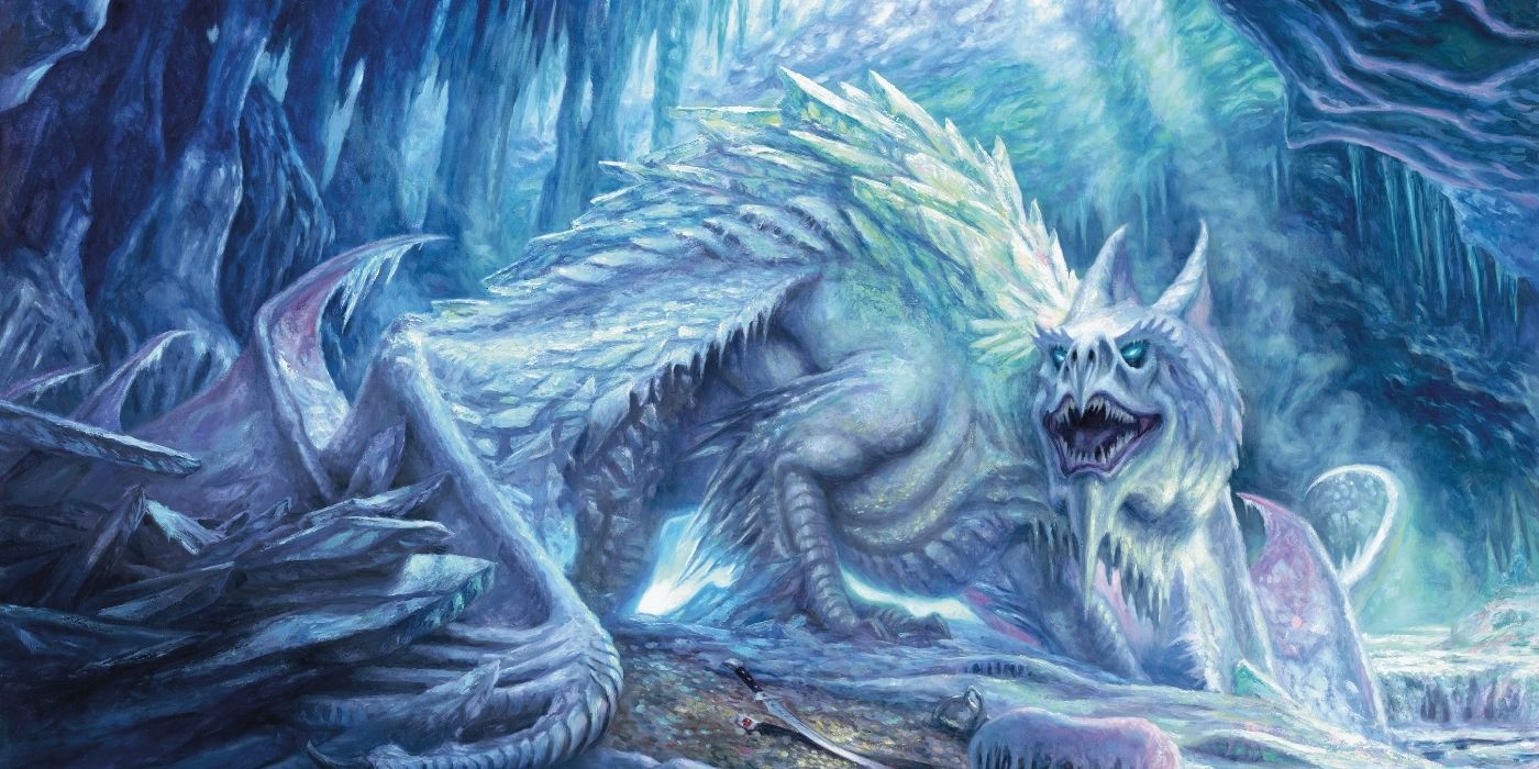 Dungeons and Dragons Ice Dragon i Magic The Gathering