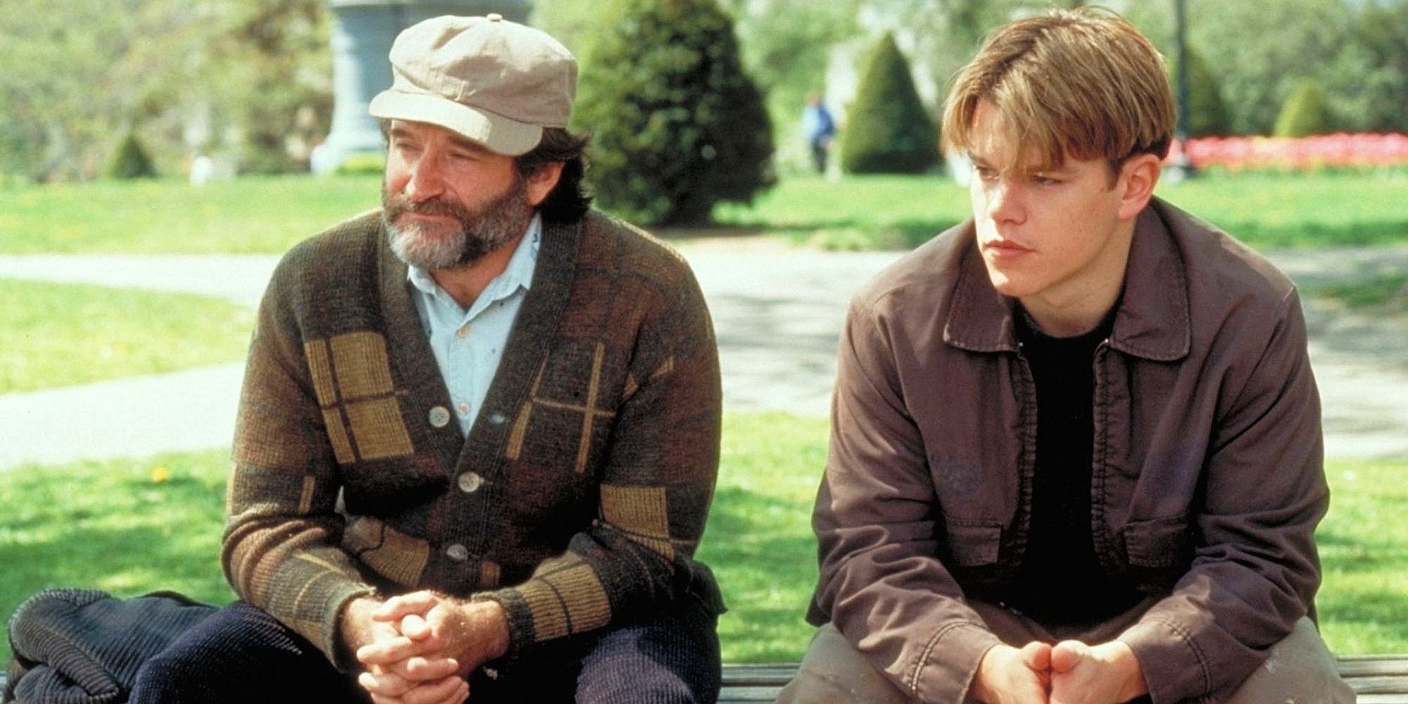 Robin Williams og Matt Damon i Good Will Hunting (1997)