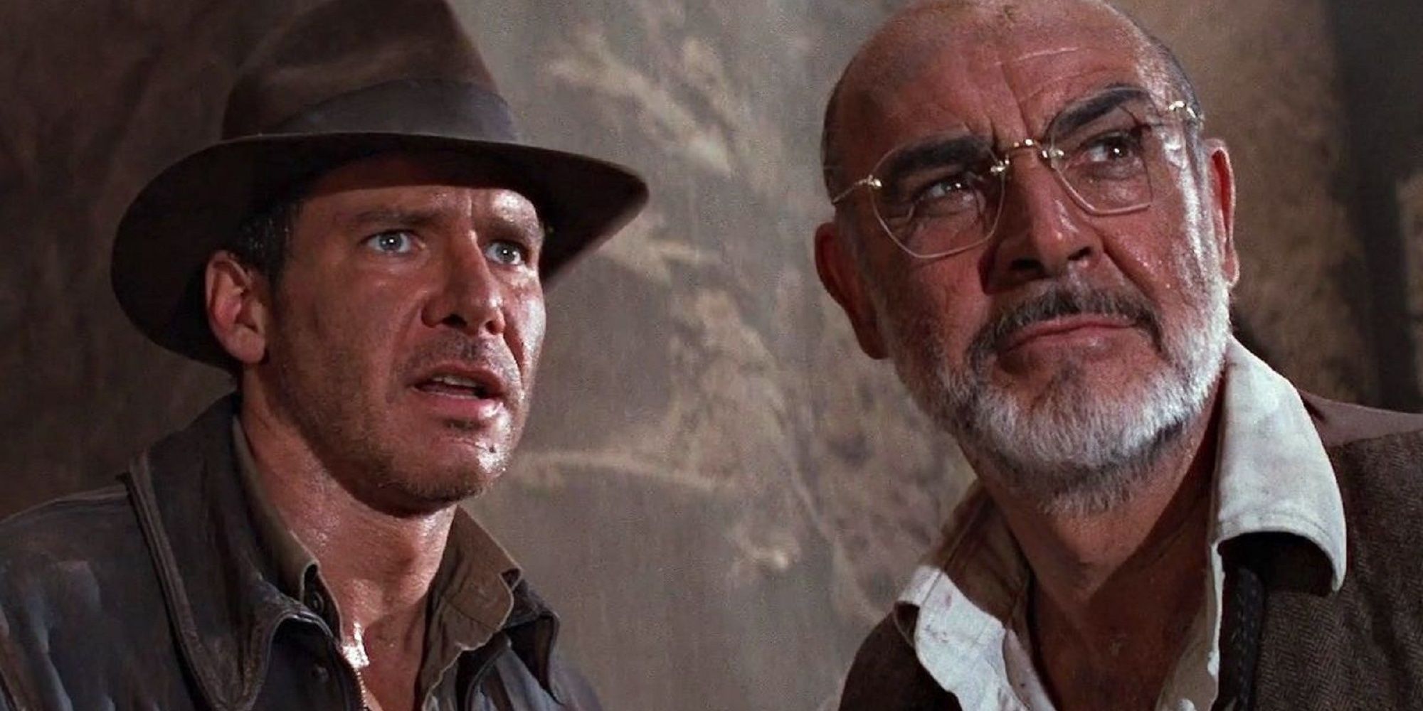 Indiana Jones med Henry Jones Sr. i 'Indiana Jones and the Last Crusade'.