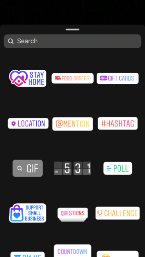 Instagram-klistermærker