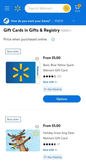Sådan køber du et Walmart-gavekort