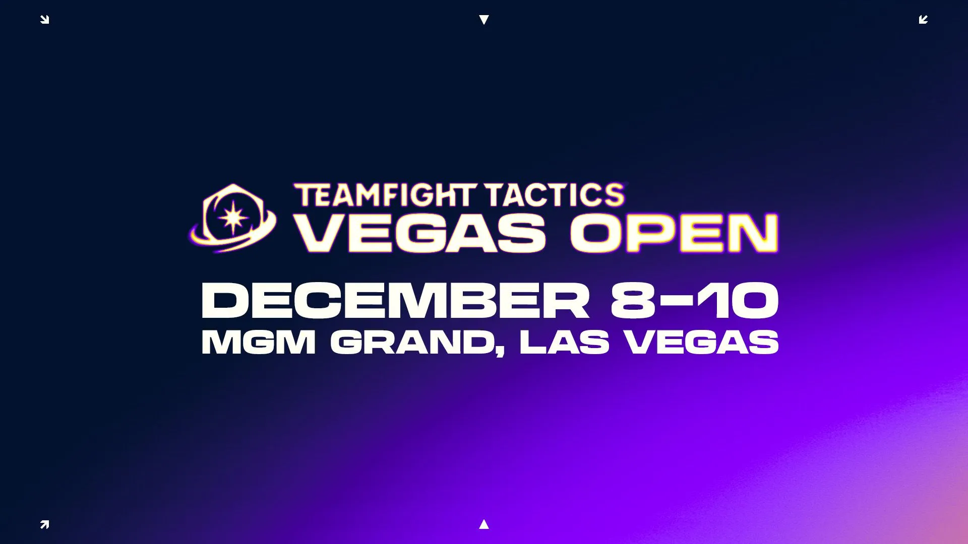 Billede af TFT Vegas Open turneringsdatoer i Las Vegas