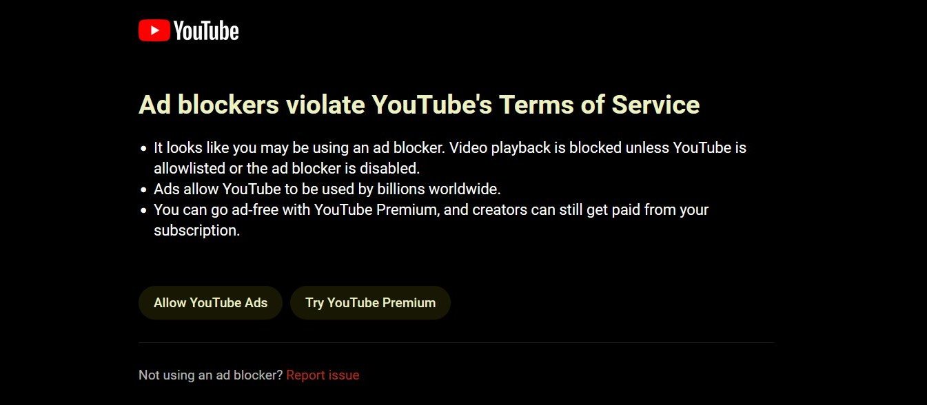 Annonceblokkere overtræder YouTubes servicevilkår