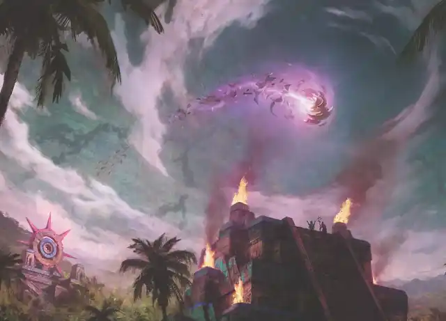 Billede af magi på himlen gennem Lost Caverns of Ixalan sæt