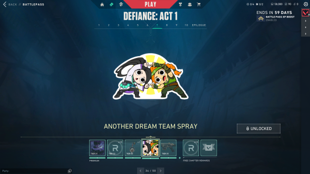 The Another Dream Team spray i VALORANT.
